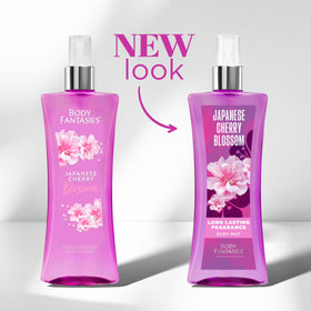 Body Fantasies Japanese Cherry Blossom Body Spray packaging