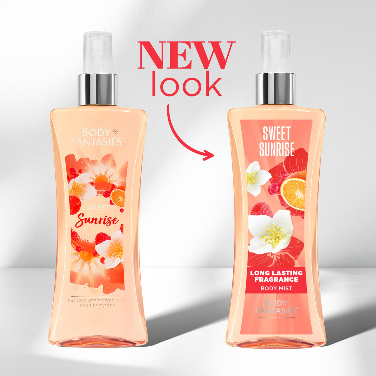 Body Fantasies Sweet Sunrise Body Spray back view