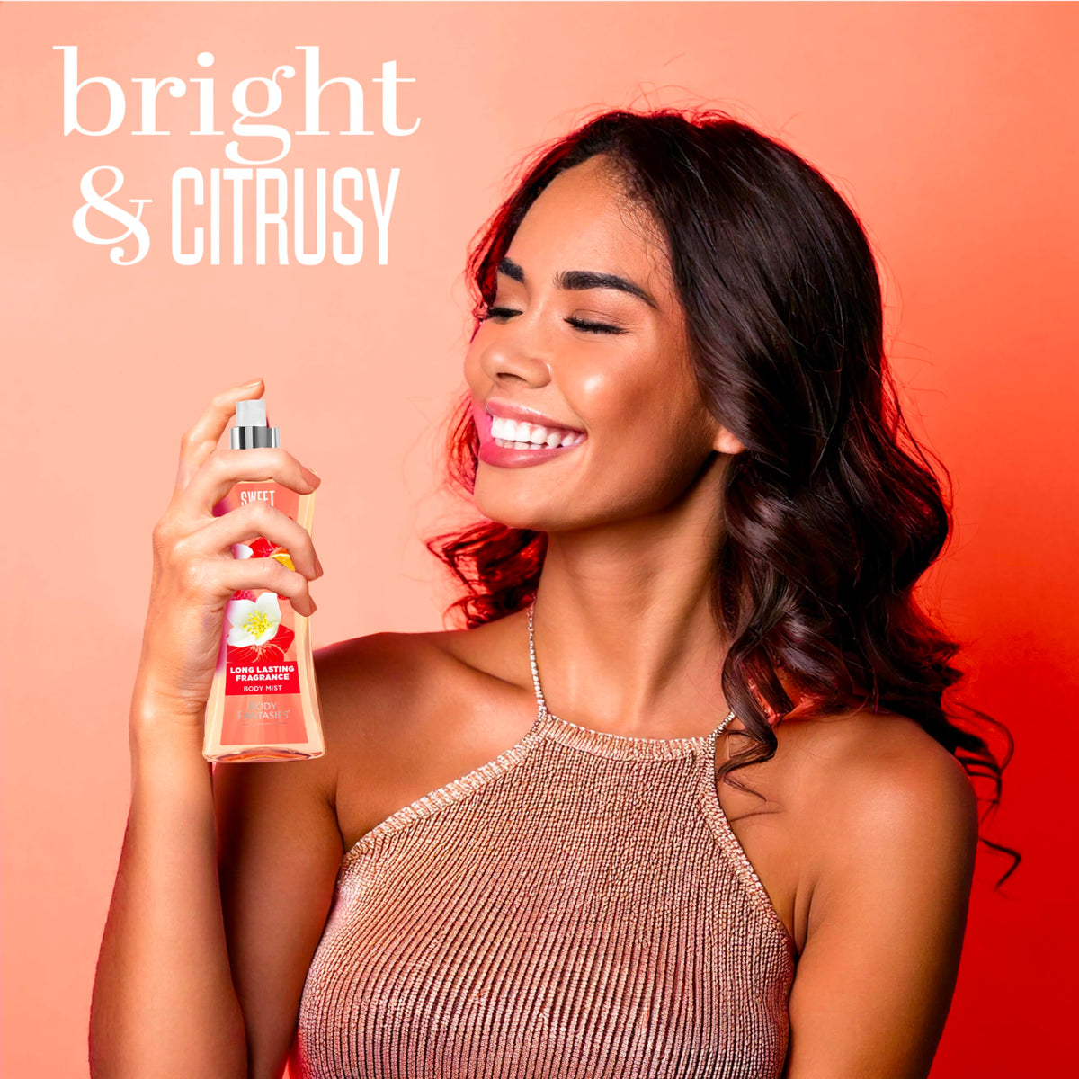Body Fantasies Sweet Sunrise Body Spray close-up of nozzle