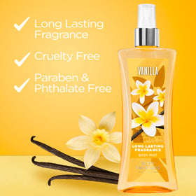 Body Fantasies Vanilla Body Spray with fresh apples and jasmine