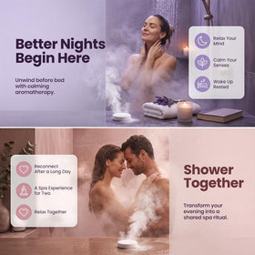 Body Restore Shower Steamers packaging with citrus design