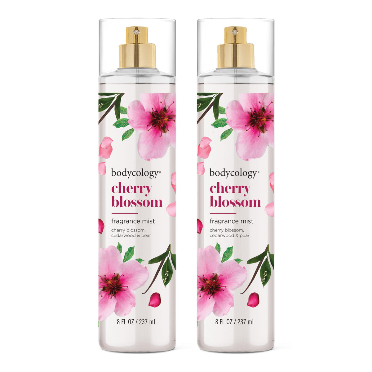 Bodycology Cherry Blossom Body Mist 8 fl oz front view