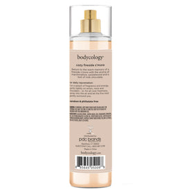 Bodycology Fireside S'more Body Mist on a vanity