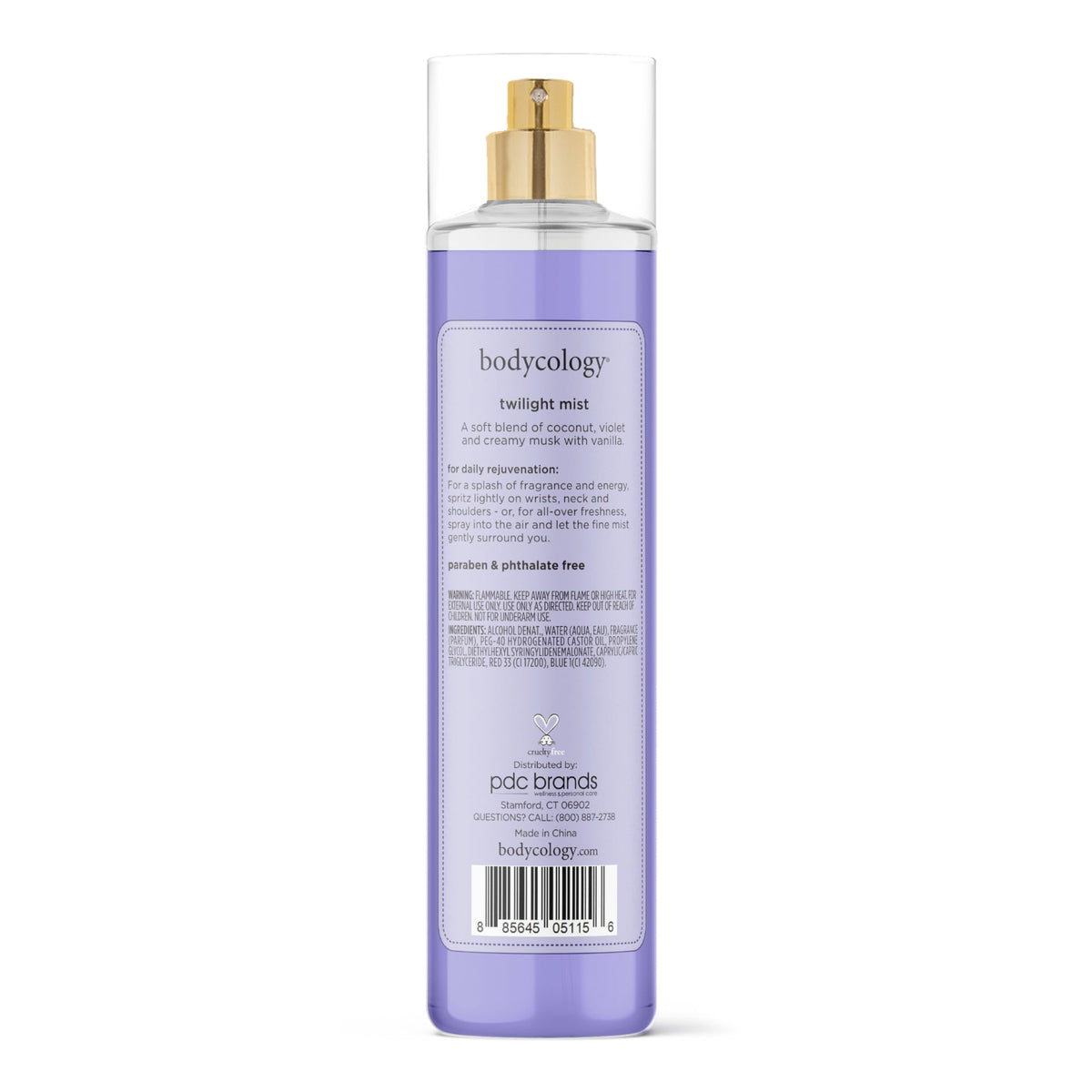 Bodycology Twilight Mist Body Mist on vanity table