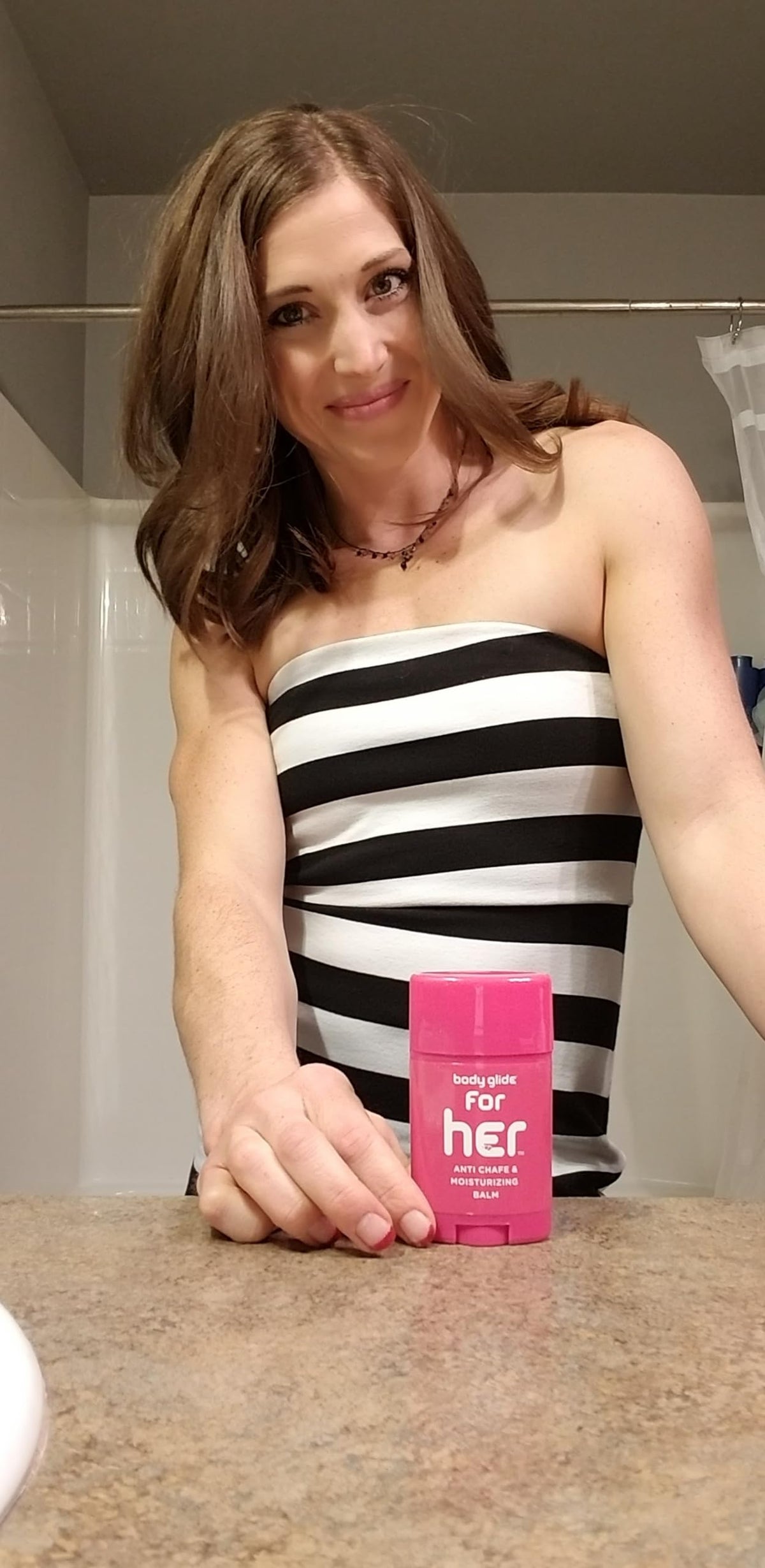 BodyGlide Anti Chafe Balm for Her 1.5oz close-up of balm texture