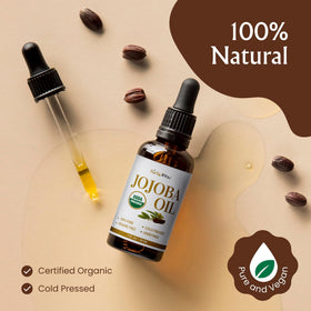 BodyJ4You Organic Golden Jojoba Oil dropper for application