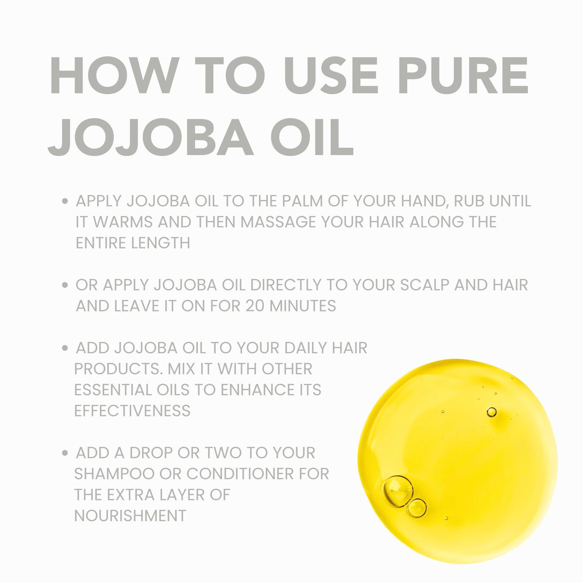 BodyJ4You Organic Golden Jojoba Oil texture on skin