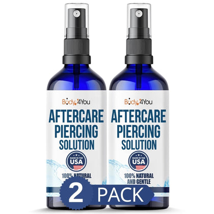 BodyJ4You Piercing Aftercare Spray 2 Fl Oz front view