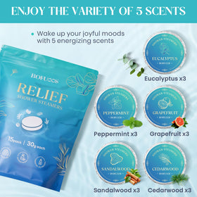 Bofuoos Shower Steamers Peppermint scent close-up