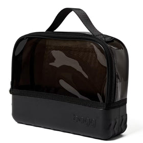 BOGG BAG Travel Organizer Pouch LBD Black with makeup inside