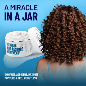 BOLD UNIQ BoldPlex Hair Mask application on towel-dried hair
