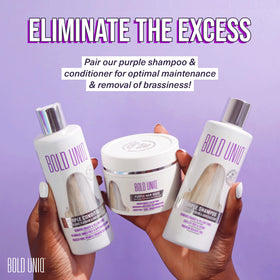 BOLD UNIQ Purple Hair Mask lifestyle scene