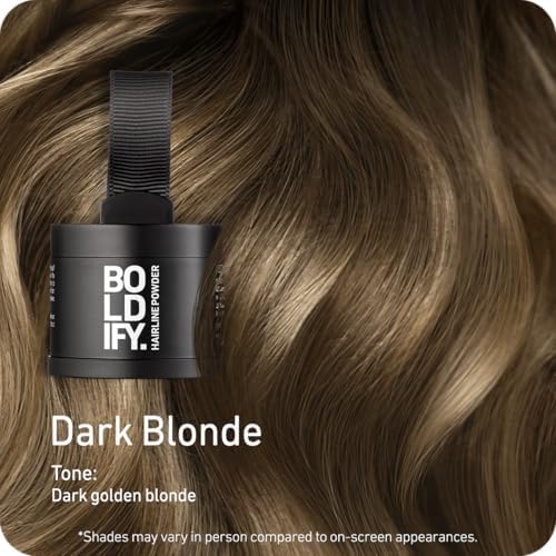 Boldify Hairline Powder Dark Blonde compact open