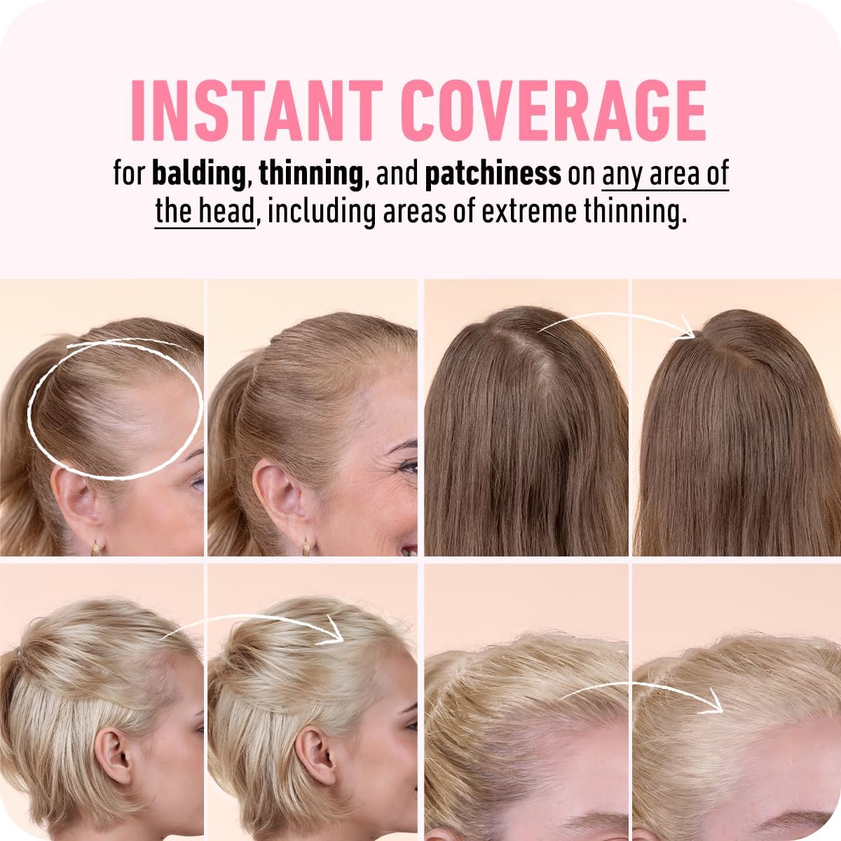 Boldify Hairline Powder Dark Blonde texture close-up