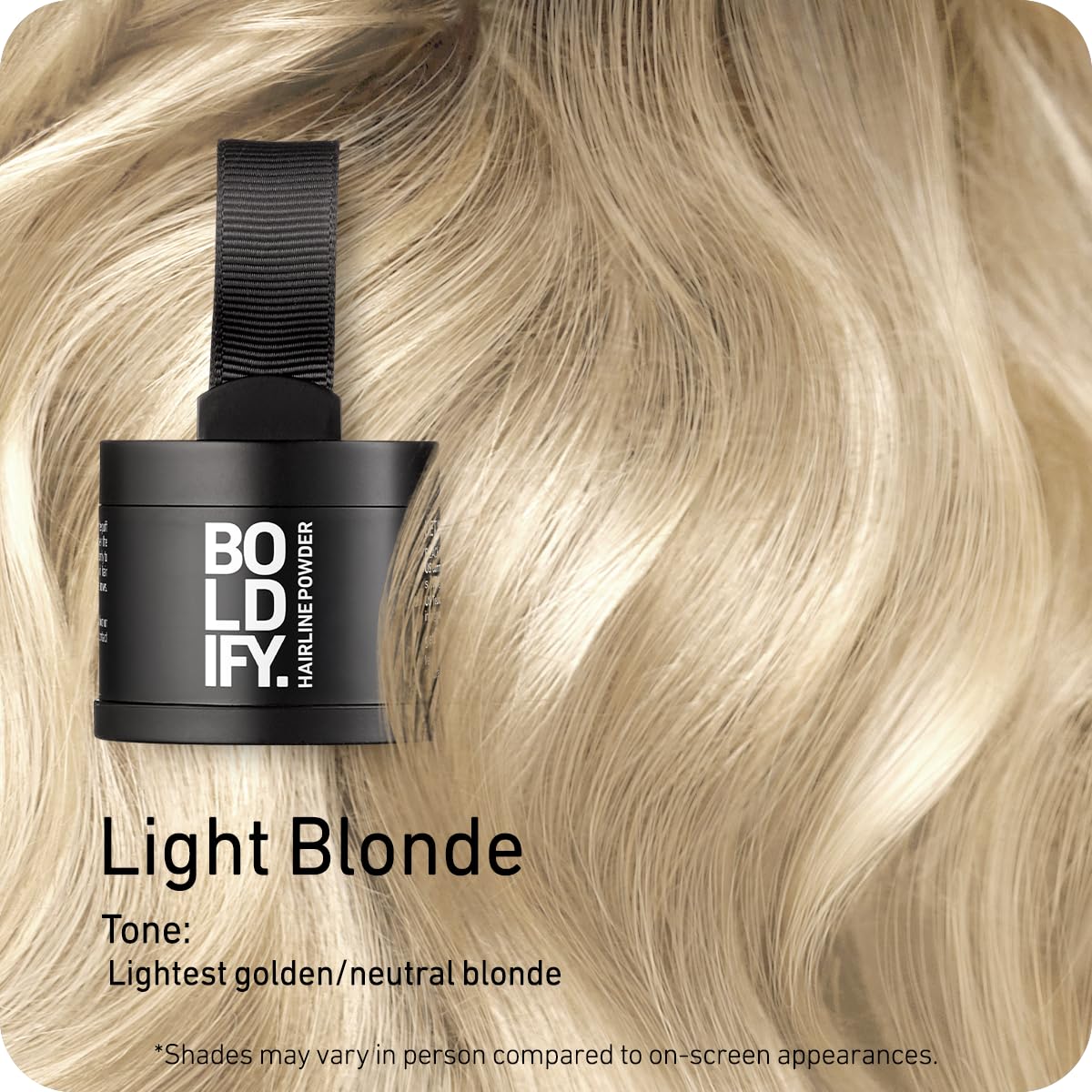 Boldify Hairline Powder Light Blonde pressed compact