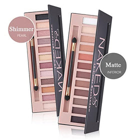 BOLOPER 12-Colour Nude Eyeshadow Palette packaging details
