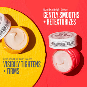 Bom Dia Bright Cream 25ml tube with vitamin C and fruit AHAs