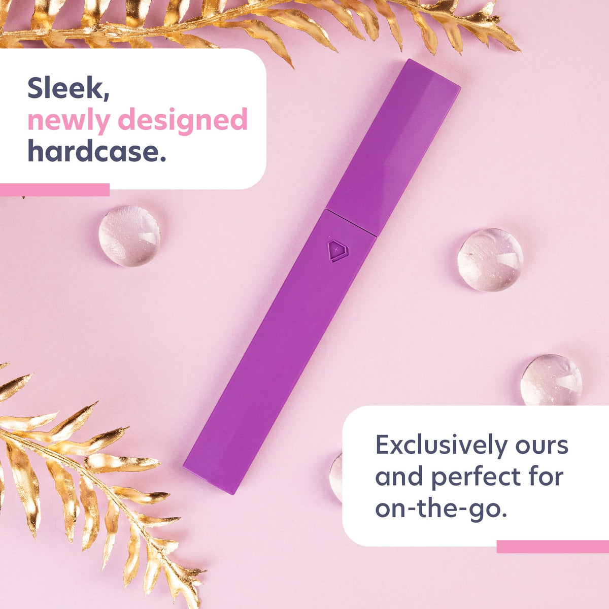 BONA FIDE BEAUTY Czech Glass Nail File in a travel bag