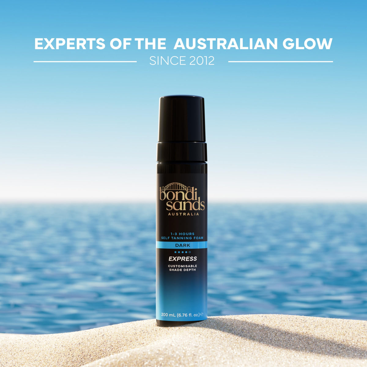 Bondi Sands 1 Hour Express Self Tanning Foam dark texture on hand