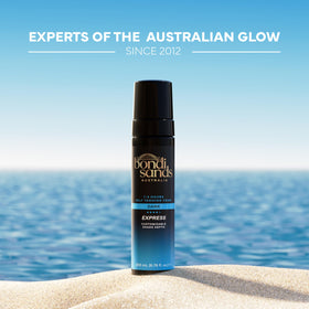 Bondi Sands 1 Hour Express Self Tanning Foam dark texture on hand