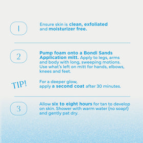 Bondi Sands Self Tanning Foam Dark ingredients list