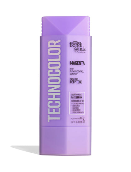 Bondi Sands Technocolor Self Tanning Face Serum Magenta front view