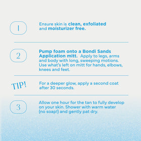 Bondi Sands Ultra Express Self Tanning Foam Ultra Dark ingredients list