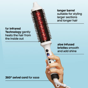 BONDIBOOST Infrared Long Barrel Thermal Brush back view