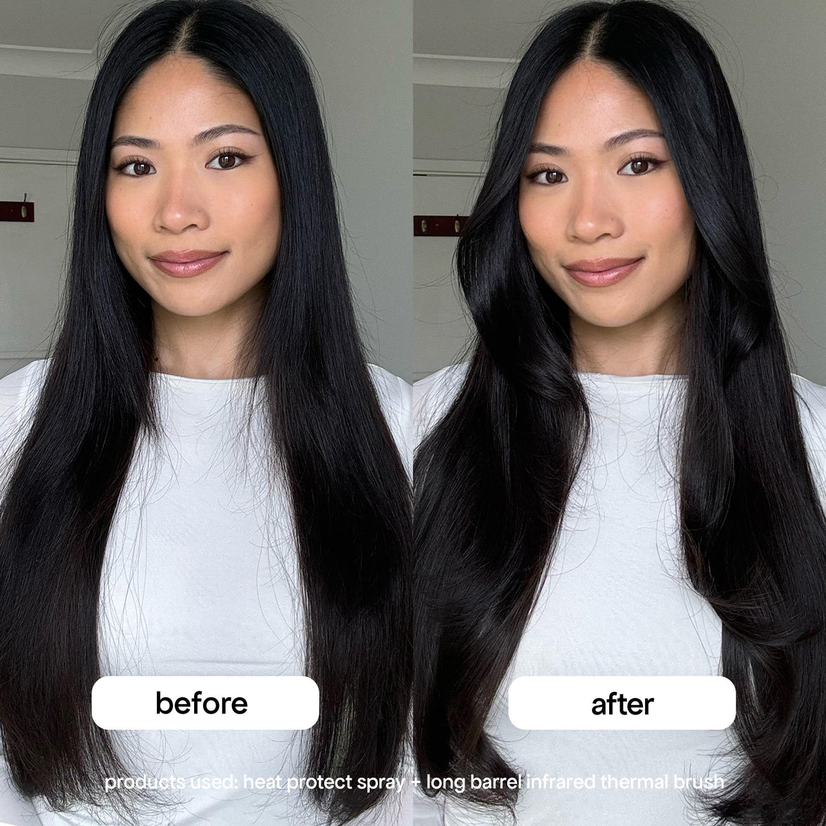 BONDIBOOST Infrared Long Barrel Thermal Brush side view