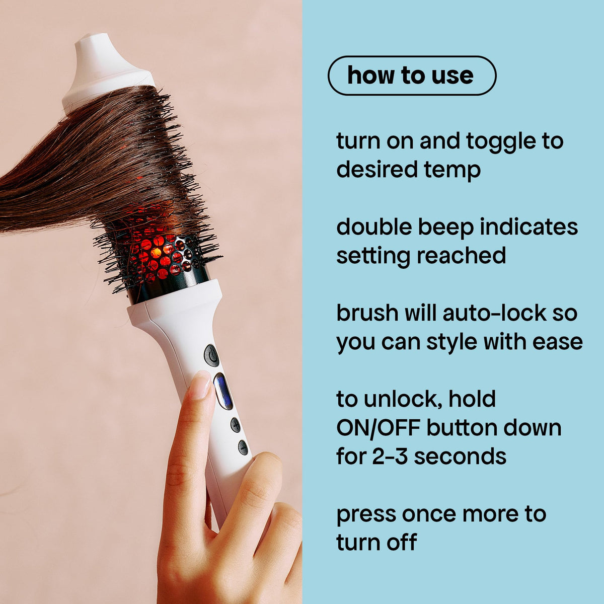 BONDIBOOST Infrared Thermal Brush close-up of barrel
