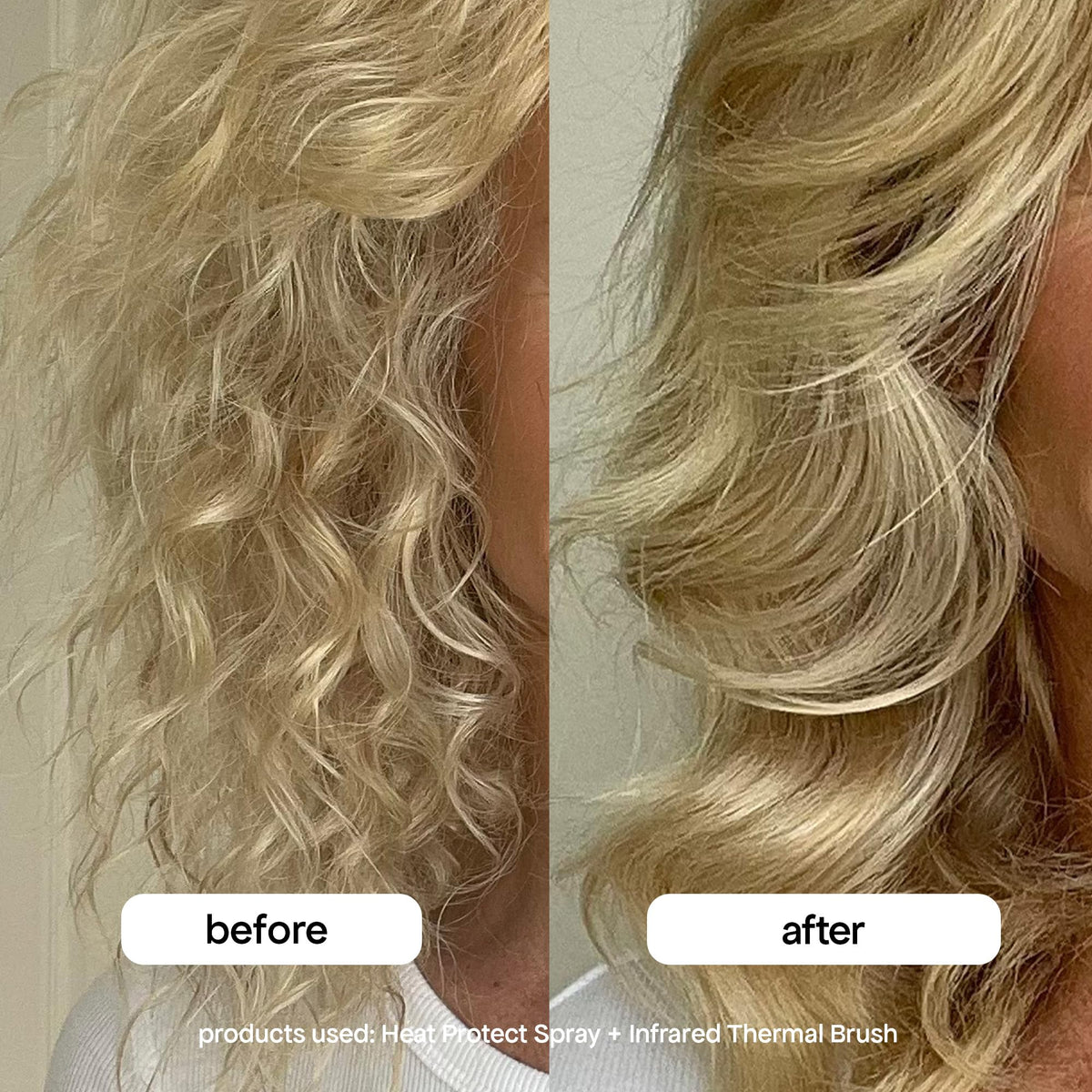 BONDIBOOST Infrared Thermal Brush lifestyle scene on vanity