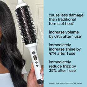 BONDIBOOST Infrared Thermal Brush with aloe-infused bristles close-up