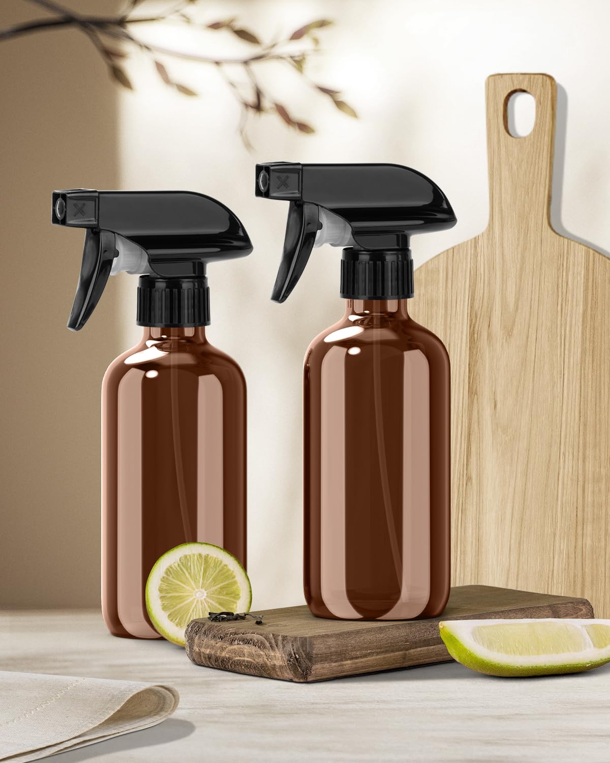 Bontip Glass Spray Bottle 16 oz with essential oils