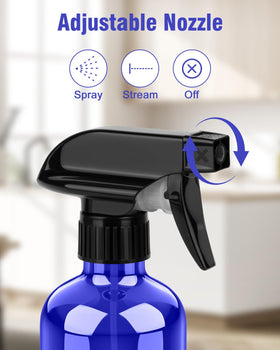 Bontip Glass Spray Bottle 8 oz with black trigger nozzle