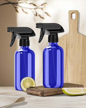 Bontip Glass Spray Bottle 8 oz with essential oil mixture