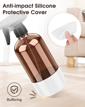 Bontip Glass Spray Bottle in use for hair care
