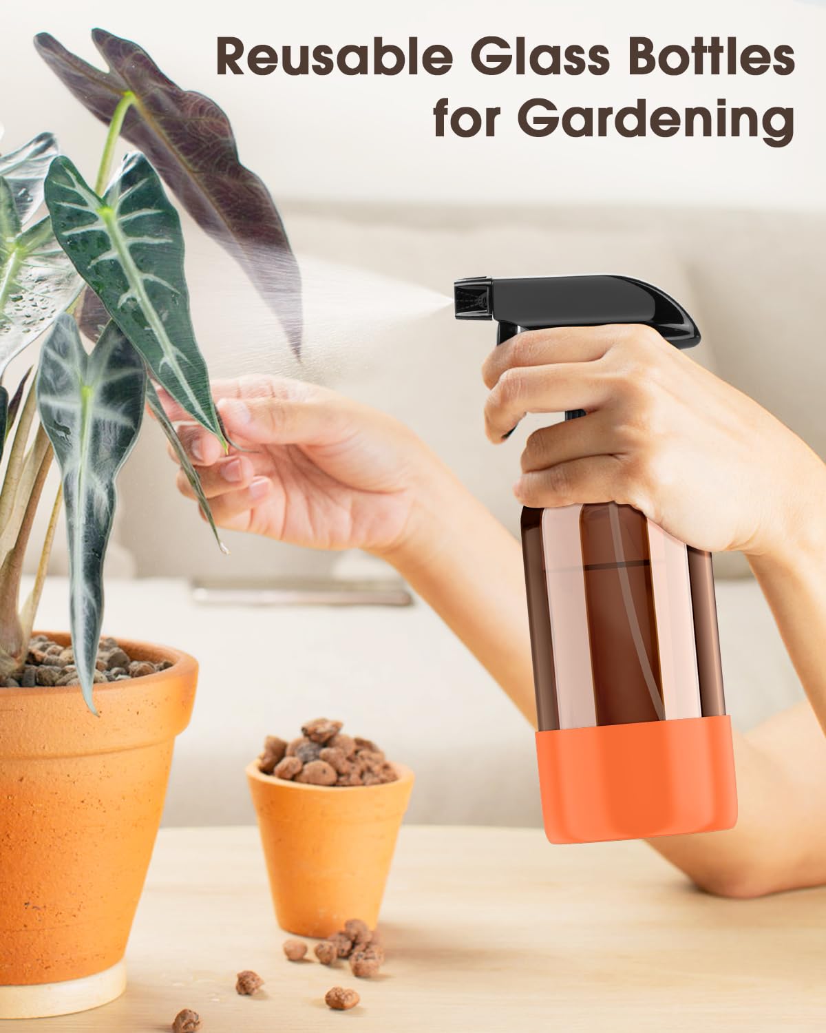 Bontip Glass Spray Bottle packaging display