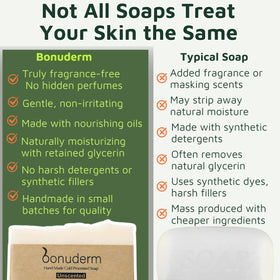 bonuderm All Natural Bar Soap with natural ingredients