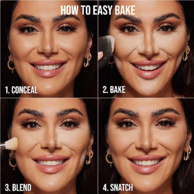 Bonus Acne Patch pack included with NAPH H.U.D.A BEAUTY E-Bake Powder