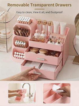 Booklov Large Makeup Organizer on a vanity countertop