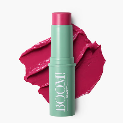 BOOM! Boomstick Peony Pink Creamy Blush Stick front view