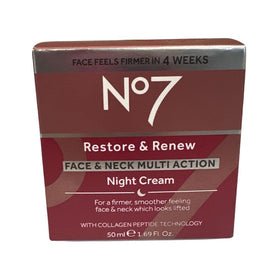 Boots Restore and Renew Night Cream 1.6 oz packaging
