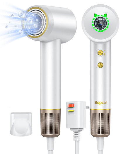 Bopcal Ionic Hair Dryer front view with sleek design