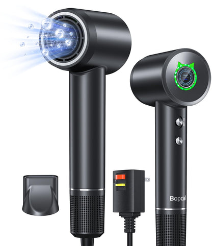 Bopcal Ionic Hair Dryer front view with sleek design