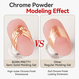 Born Pretty 3D Sculpting Gel on a nail art display