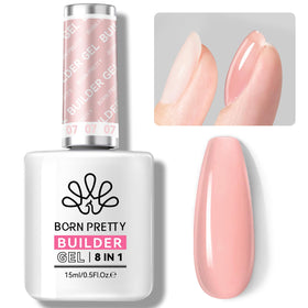 Born Pretty 8-in-1 Builder Gel front view 15ml bottle