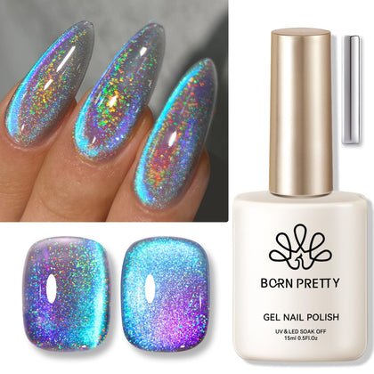 Born Pretty 9D Cat Magnetic Eye Gel Polish 15ml bottle front view