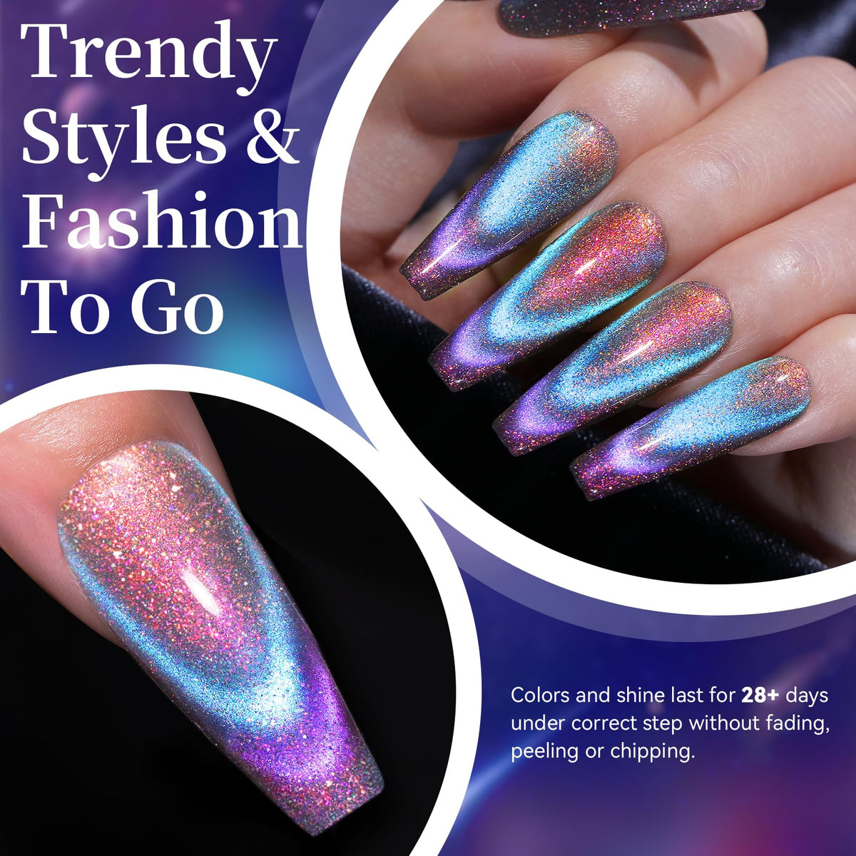 Born Pretty 9D Chameleon Cat Magnetic Gel Nail Polish packaging and bottle