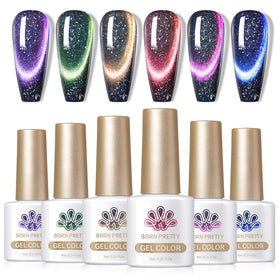 Born Pretty 9D Magnetic Gel Nail Polish Set 7ml front view