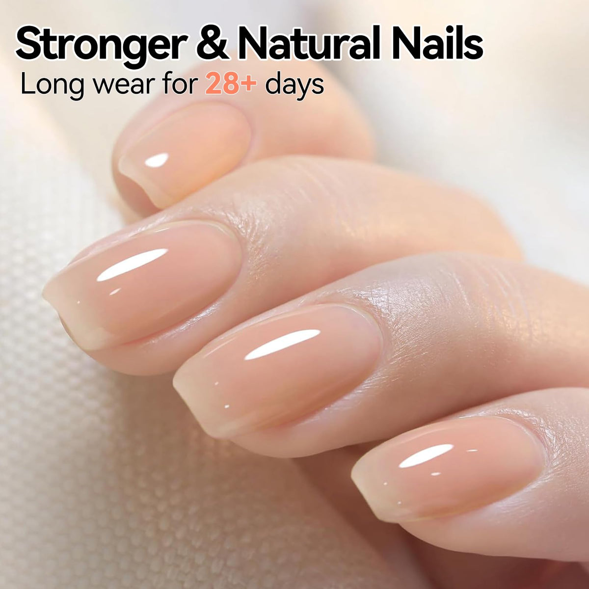 Born Pretty Builder Gel 15ml in use with LED lamp